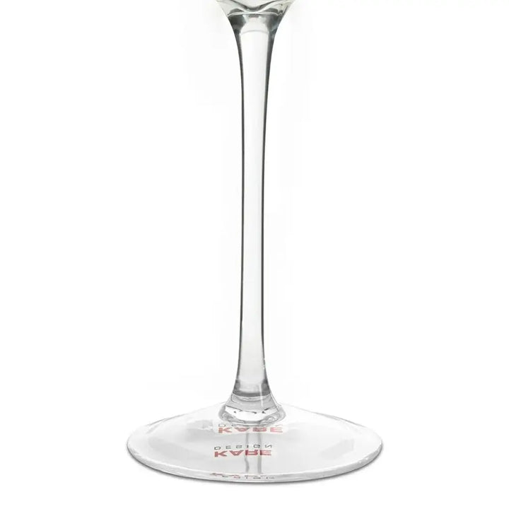 Champagneglas KARE DESIGN - RIFFLE, 215 ml, transparent – produktbild av Inredning från Kare Design | Arvande