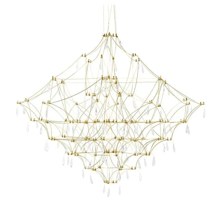 CONSTELATION 120 GOLD pendellampa - LED, borstat stål – produktbild av Nyheter ej översatt från King Home | Arvande
