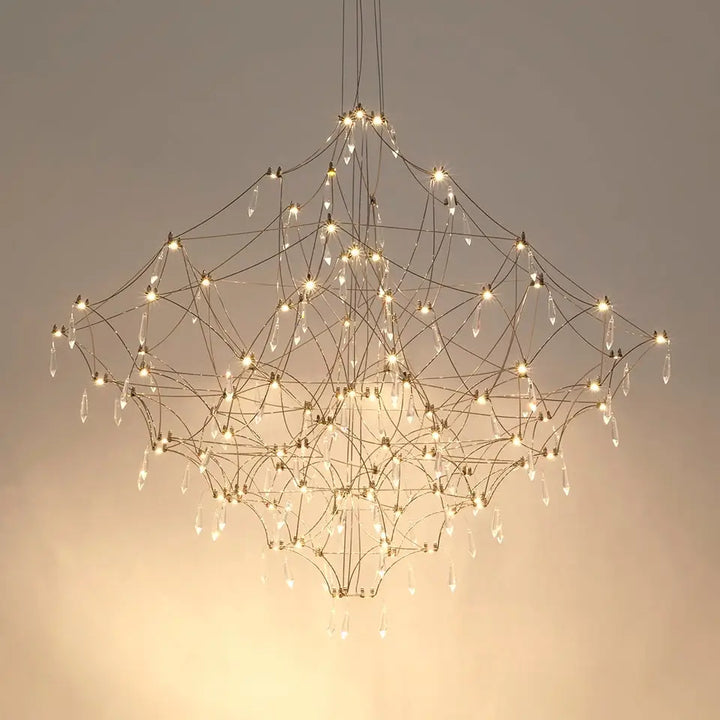 CONSTELATION 77 taklampa - LED, borstat stål - produktbild av Nyheter ej översatt från King Home | Arvande