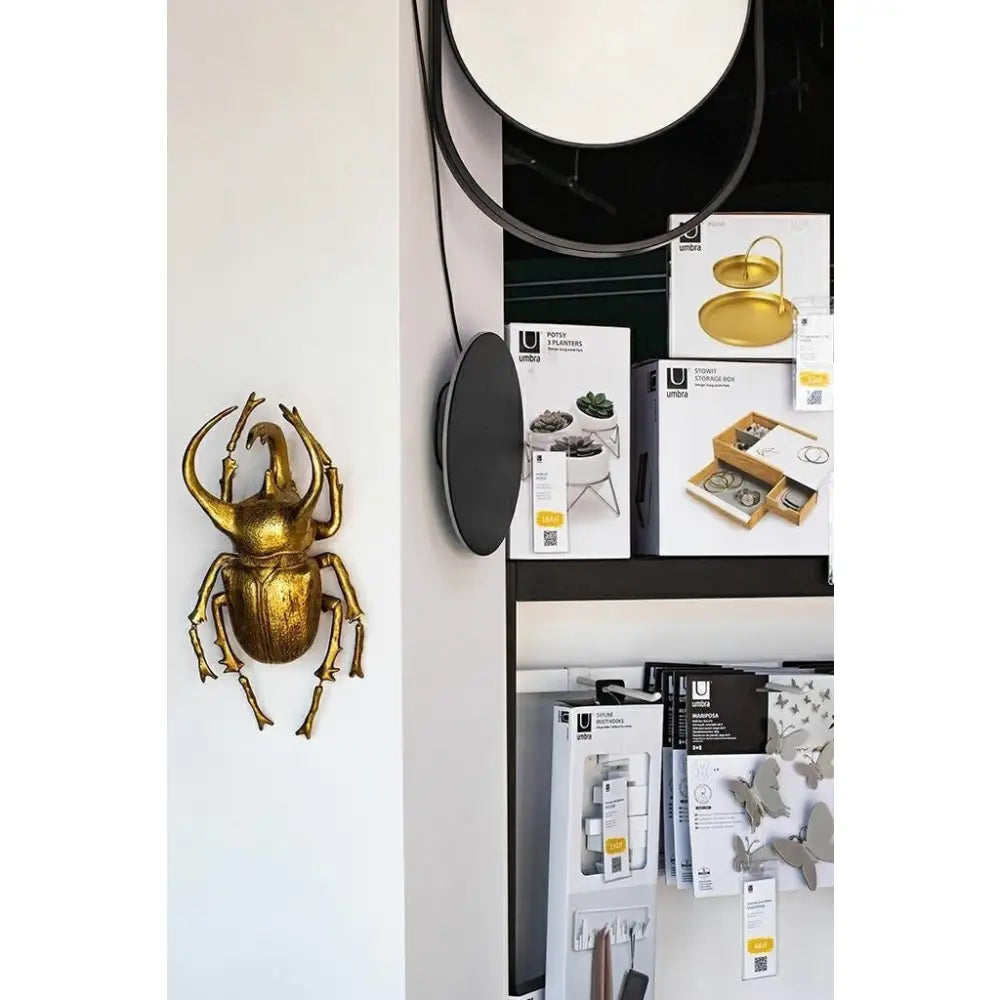 Dekoration KARE DESIGN - ALTAS BEETLE, guld - produktbild av Dekoration från Kare Design | Arvande