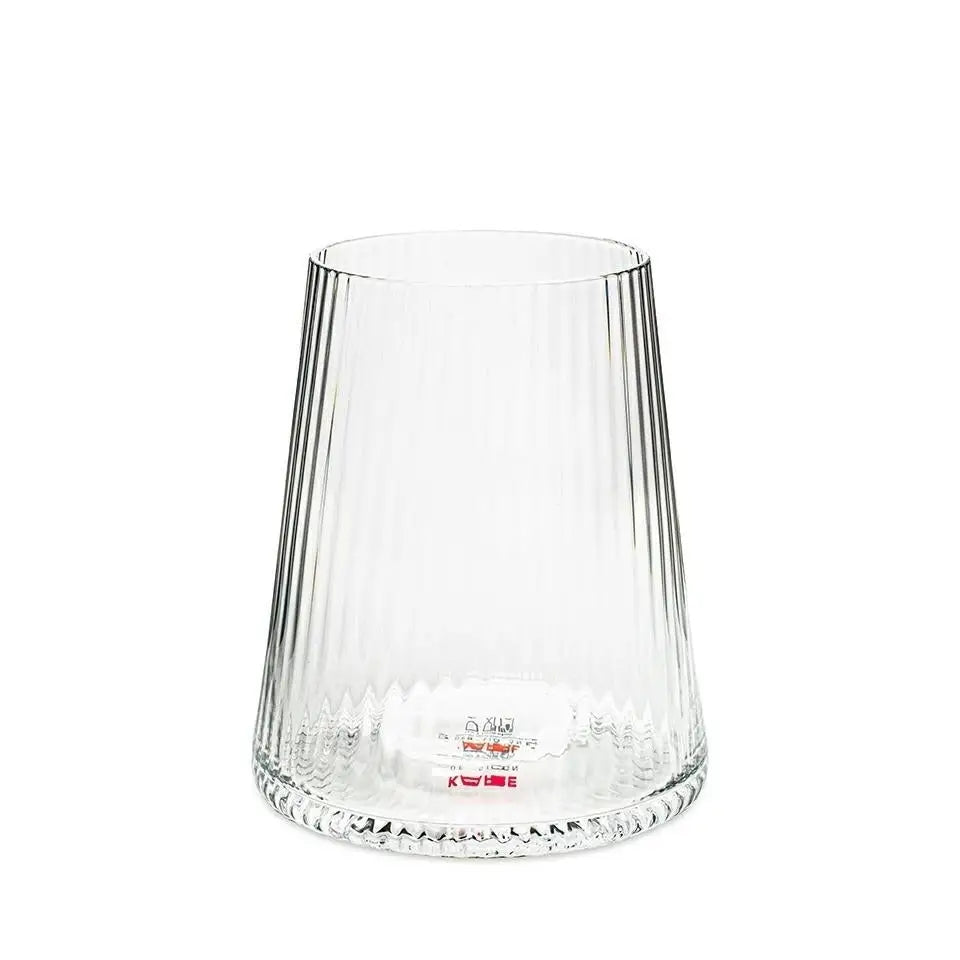 Dricksglas KARE DESIGN - RIFFLE 440ml, transparent - produktbild av Inredning från Kare Design | Arvande