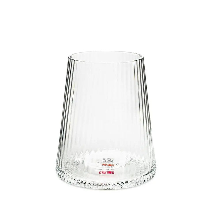 Dricksglas KARE DESIGN - RIFFLE 440ml, transparent - produktbild av Inredning från Kare Design | Arvande