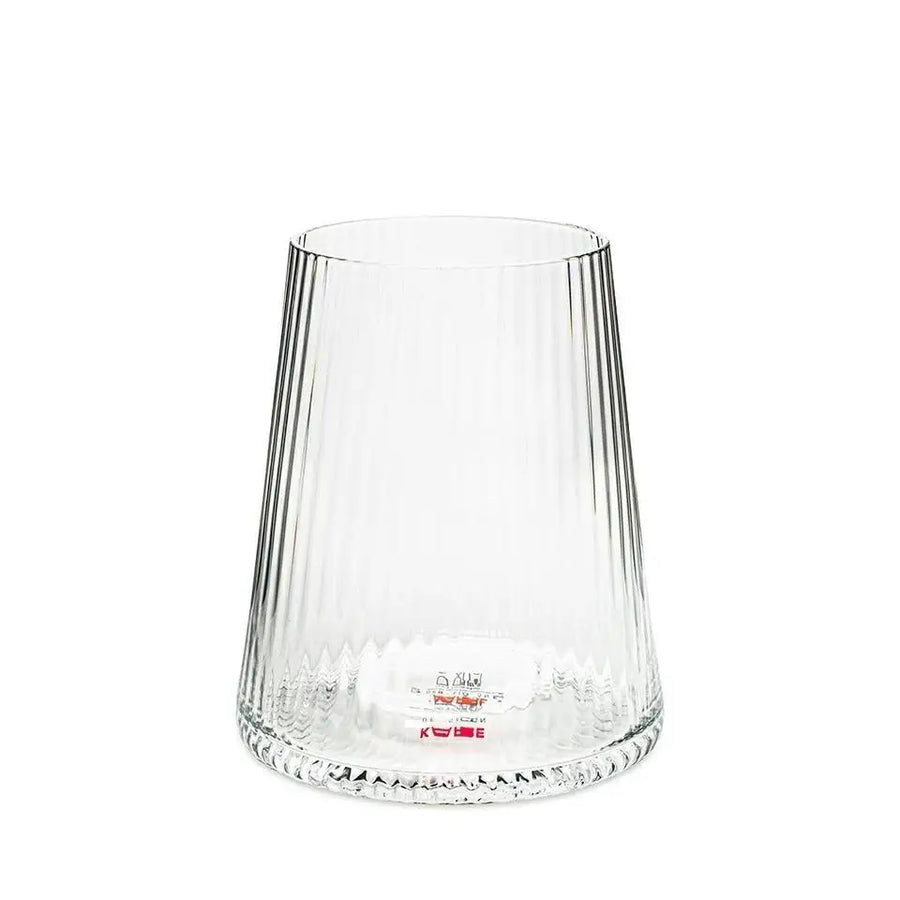 Dricksglas KARE DESIGN - RIFFLE 440ml, transparent - produktbild av Inredning från Kare Design | Arvande