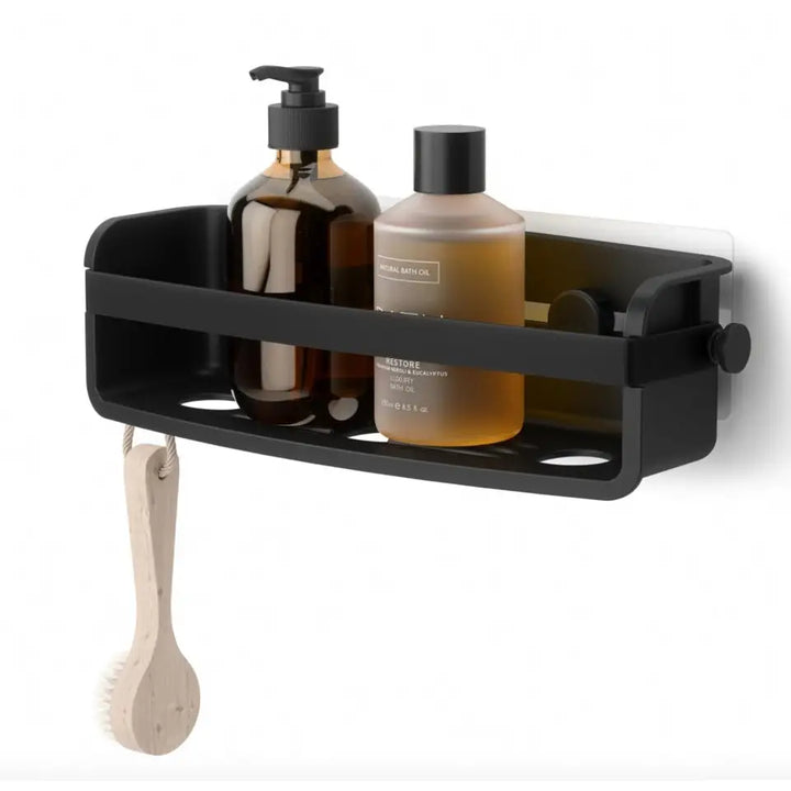 Duschhylla UMBRA - ADHESIVE, svart - produktbild av Organizers & papperskorgar från Umbra | Arvande