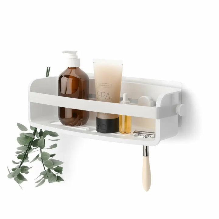 Duschhylla UMBRA - ADHESIVE, vit – produktbild av Organizers & papperskorgar från Umbra | Arvande