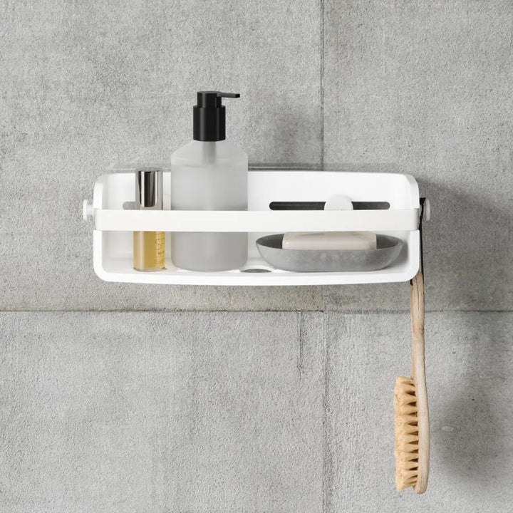 Duschhylla UMBRA - ADHESIVE, vit – produktbild av Organizers & papperskorgar från Umbra | Arvande