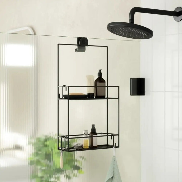 Duschhylla UMBRA - CUBIKO, svart - produktbild av Dekoration från Umbra | Arvande