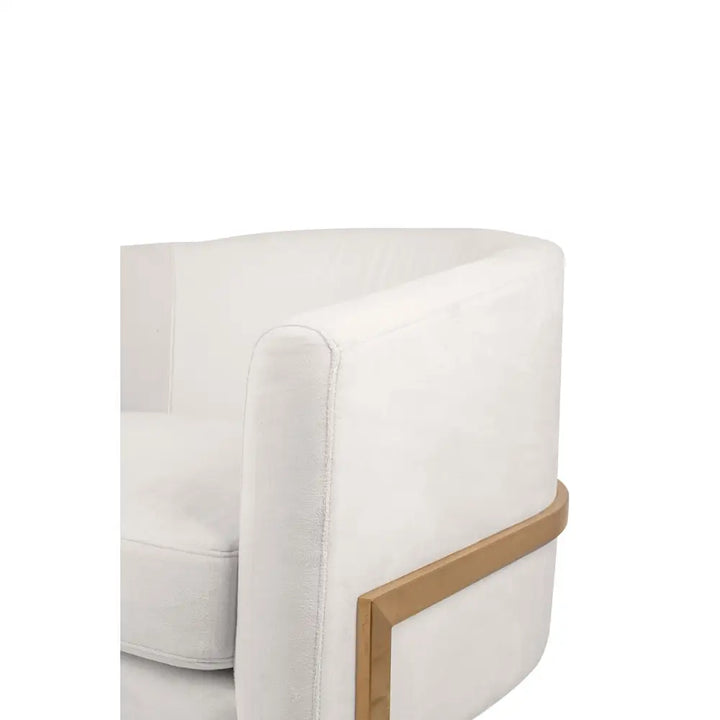 Fåtölj - CASSIA VELVET, beige - produktbild av [MGO] Import King Home från King Home | Arvande