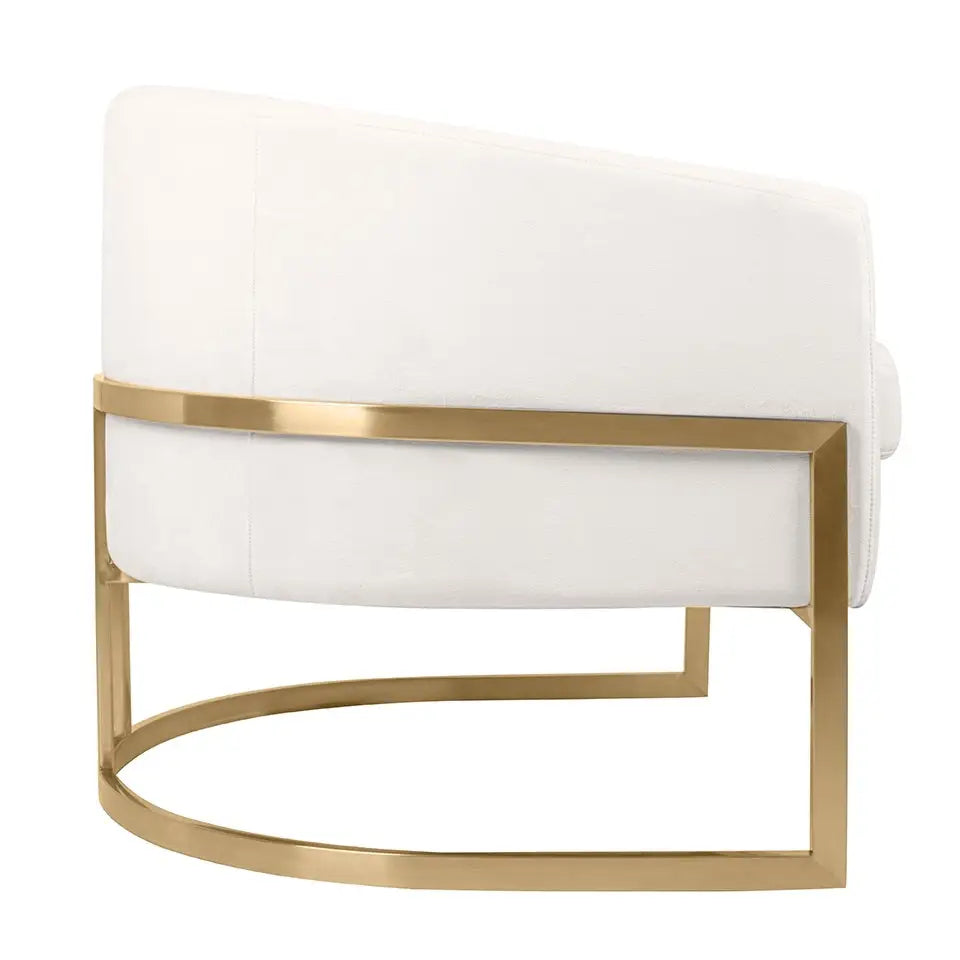 Fåtölj - CASSIA VELVET, beige - produktbild av [MGO] Import King Home från King Home | Arvande