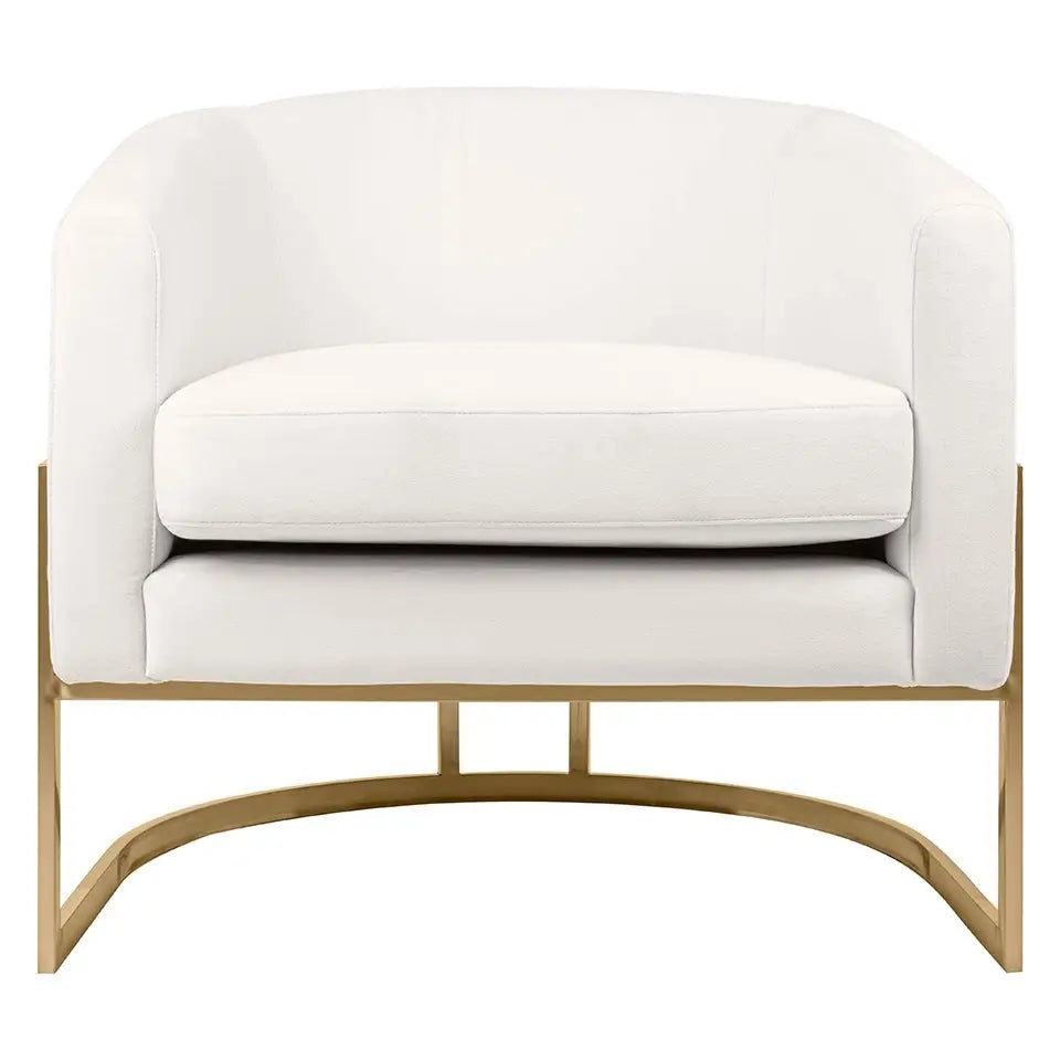 Fåtölj - CASSIA VELVET, beige - produktbild av [MGO] Import King Home från King Home | Arvande
