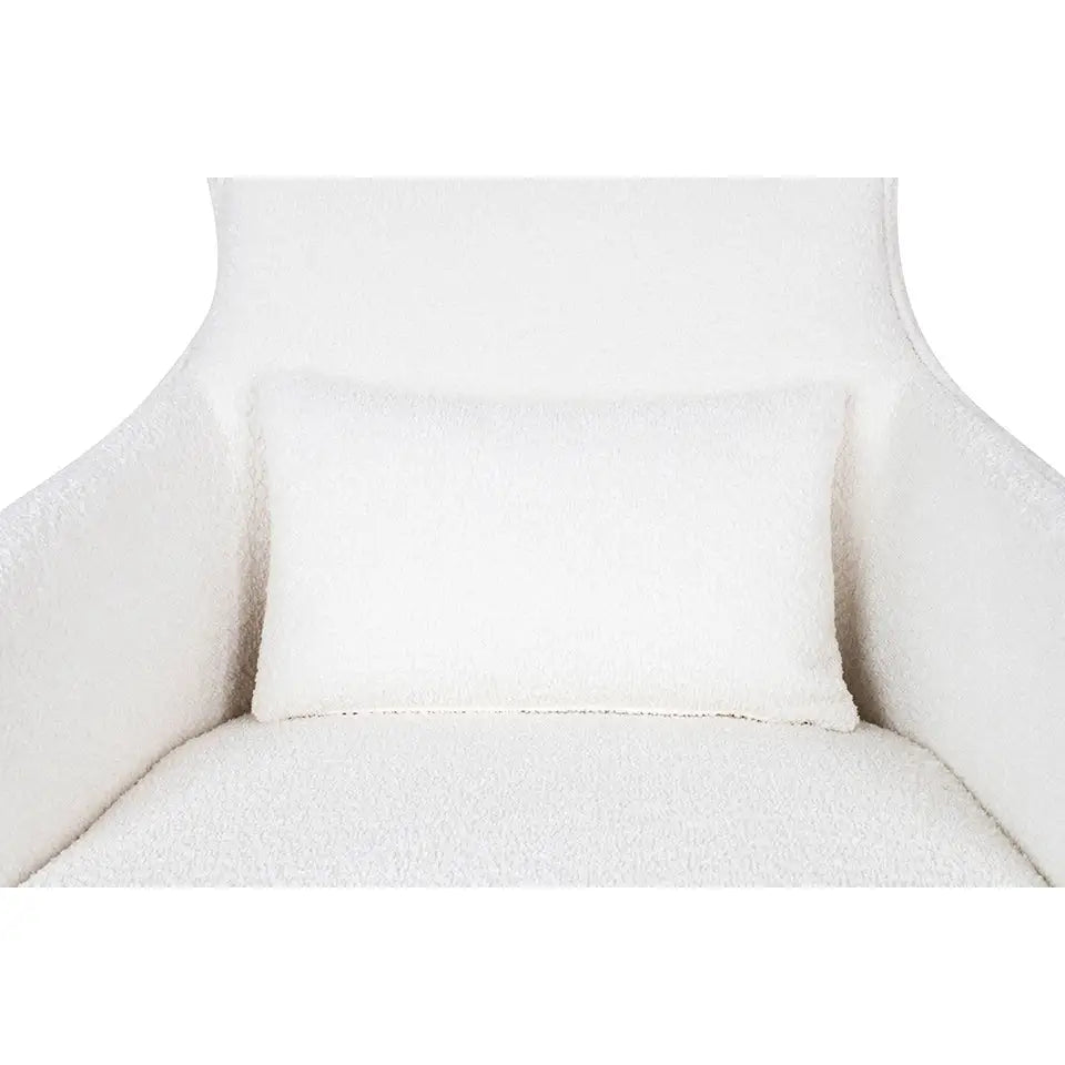 Fåtölj - HAMPTON TEDDY, vit – produktbild av [MGO] Import King Home från King Home | Arvande