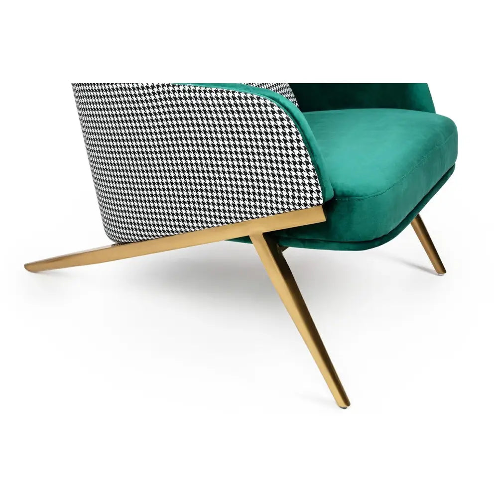 Fåtölj - HAMPTON VELVET, smaragd – produktbild av [MGO] Import King Home från King Home | Arvande
