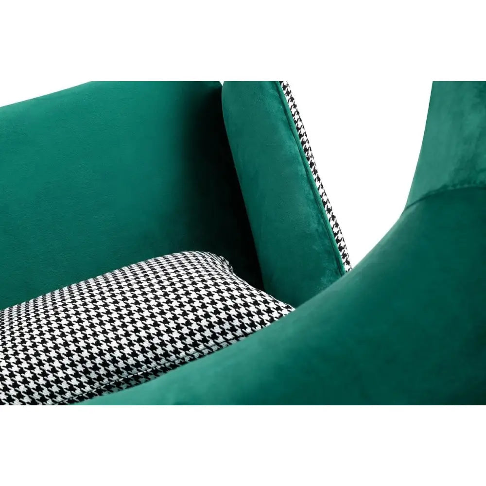 Fåtölj - HAMPTON VELVET, smaragd – produktbild av [MGO] Import King Home från King Home | Arvande