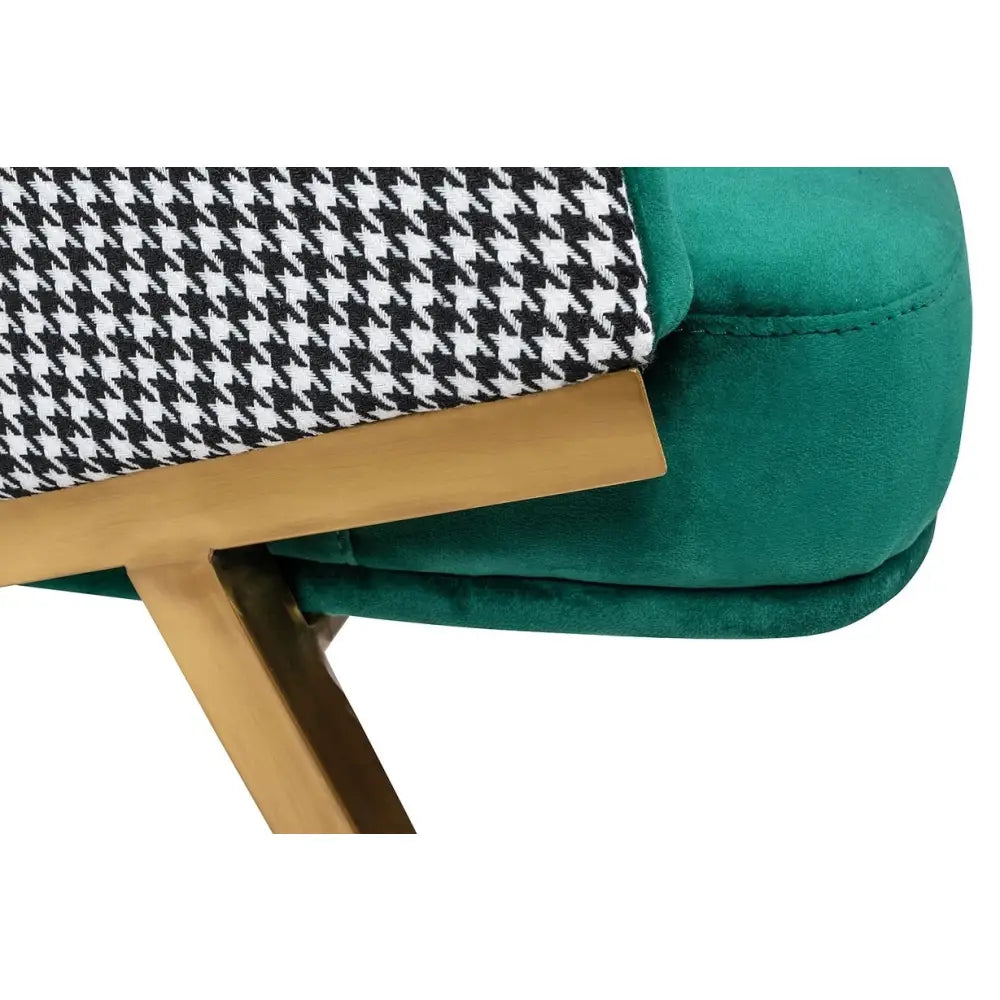 Fåtölj - HAMPTON VELVET, smaragd – produktbild av [MGO] Import King Home från King Home | Arvande