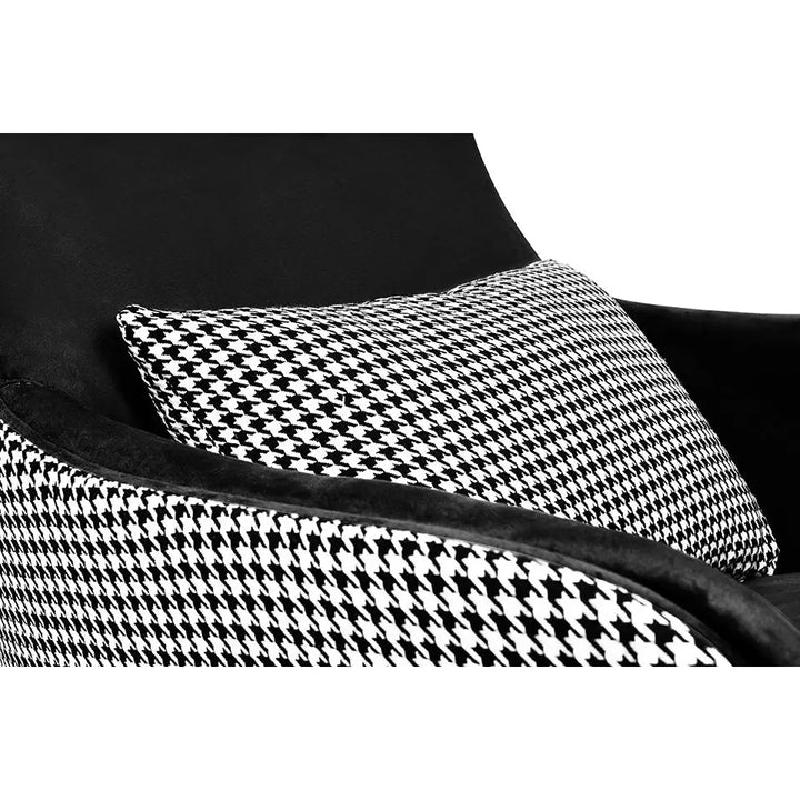 Fåtölj - HAMPTON VELVET, svart – produktbild av [MGO] Import King Home från King Home | Arvande