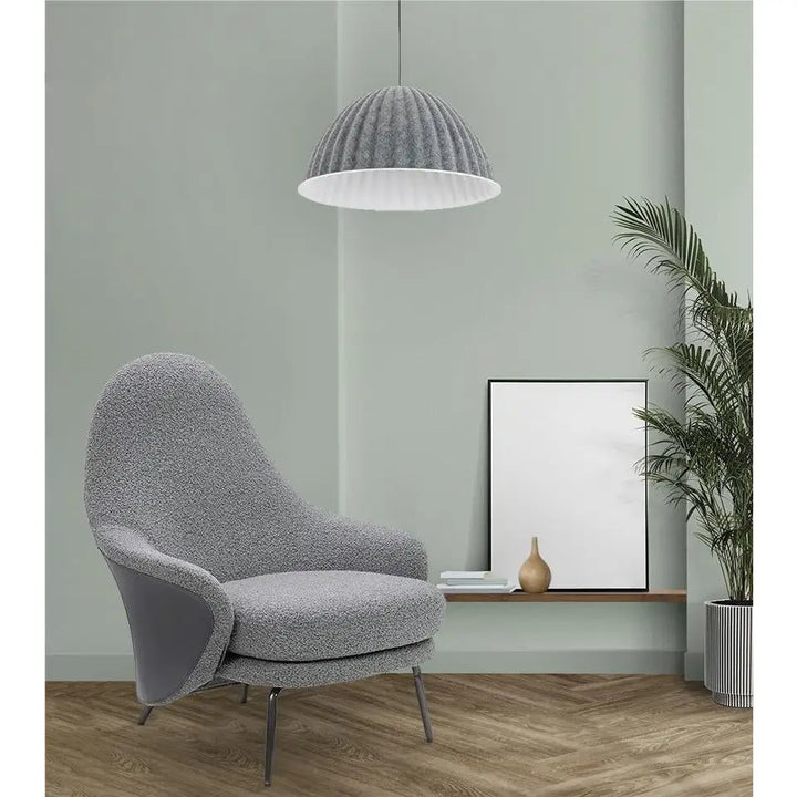 Fåtölj - LOBBY TEDDY, mörkgrå – produktbild av [MGO] Import King Home från King Home | Arvande