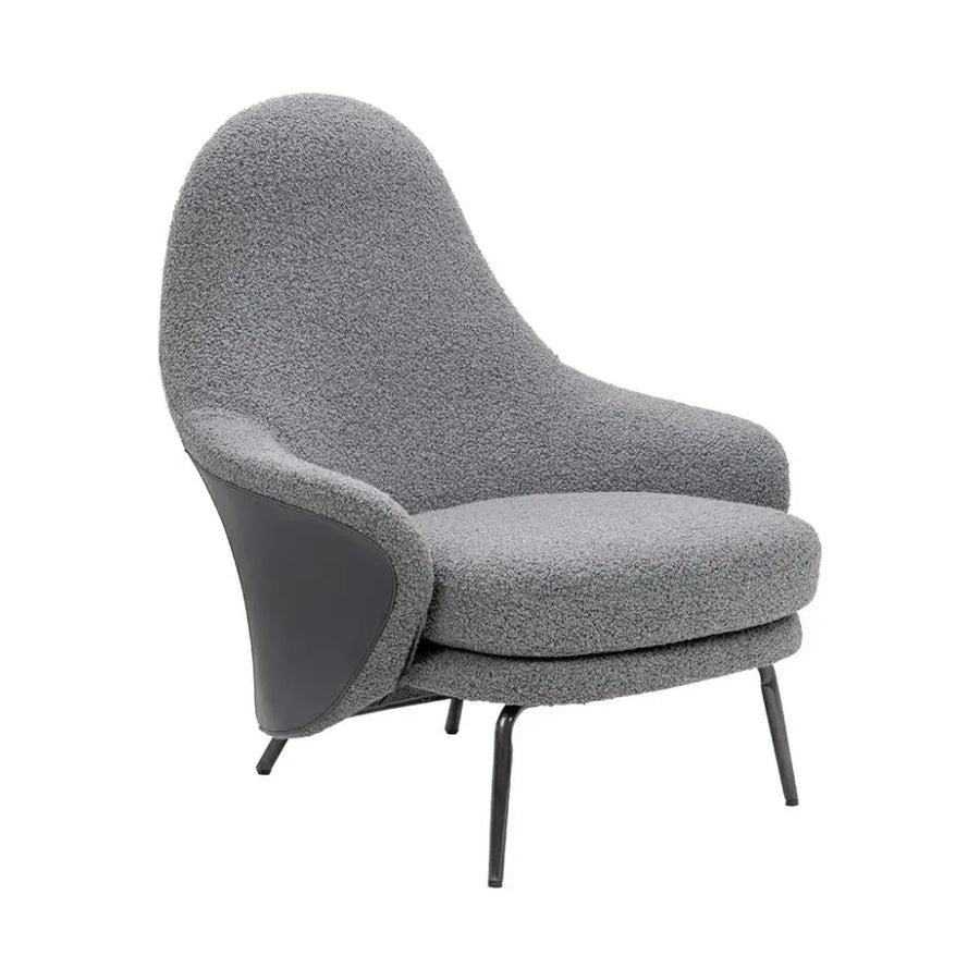 Fåtölj - LOBBY TEDDY, mörkgrå – produktbild av [MGO] Import King Home från King Home | Arvande