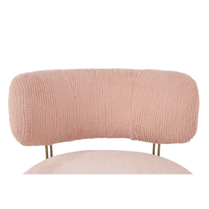 Fåtölj - LOW TEDDY, rosa – produktbild av [MGO] Import King Home från King Home | Arvande