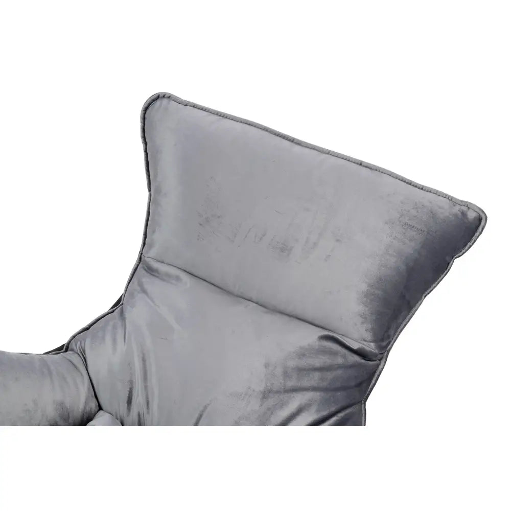 Fåtölj - OTILIA STAND VELVET, grå - produktbild av [MGO] Import King Home från King Home | Arvande
