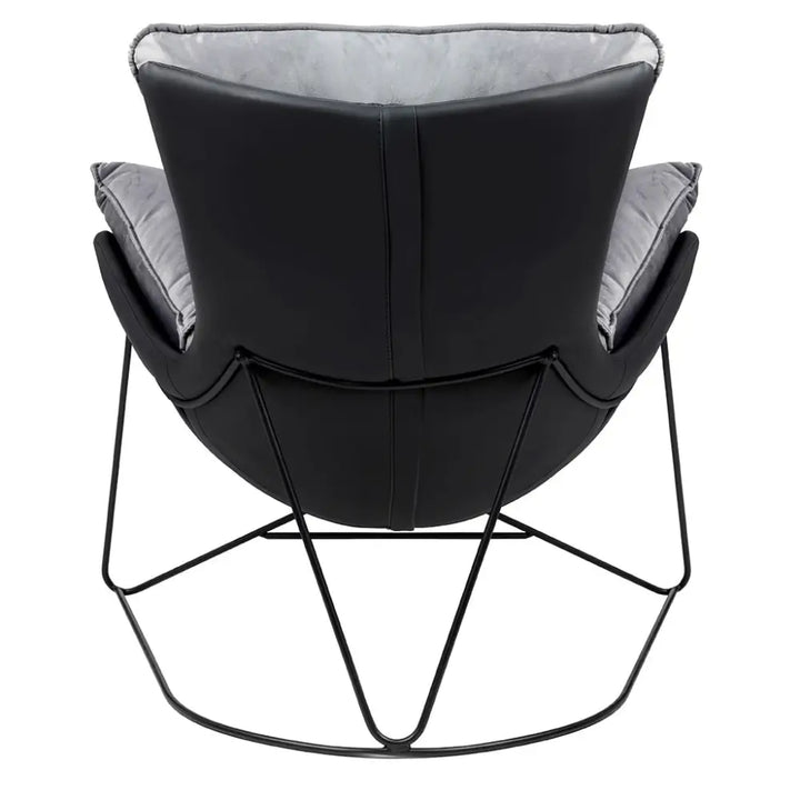 Fåtölj - OTILIA STAND VELVET, grå - produktbild av [MGO] Import King Home från King Home | Arvande