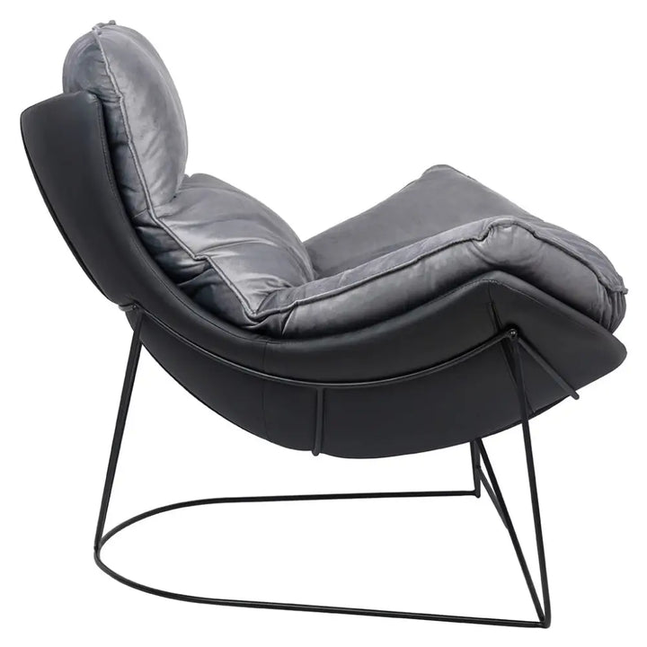 Fåtölj - OTILIA STAND VELVET, grå - produktbild av [MGO] Import King Home från King Home | Arvande