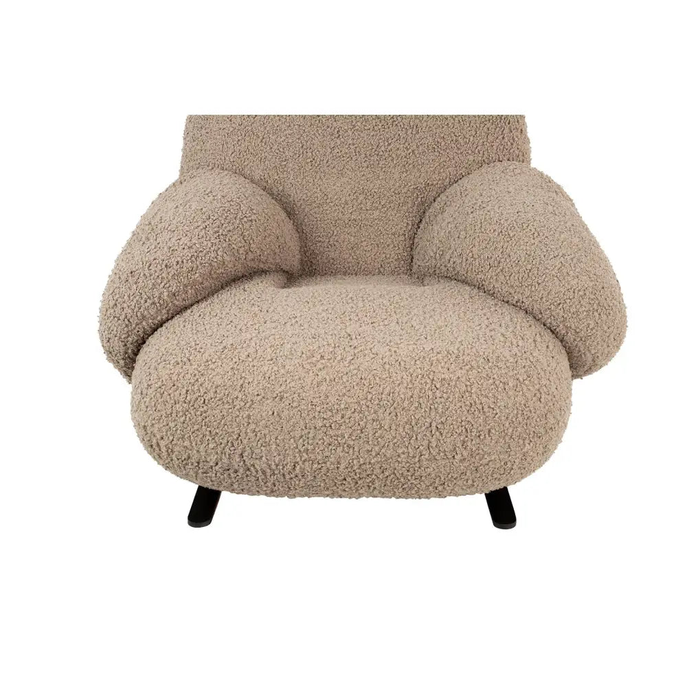Fåtölj - PLUSH TEDDY, beige – produktbild av Nyheter ej översatt från King Home | Arvande