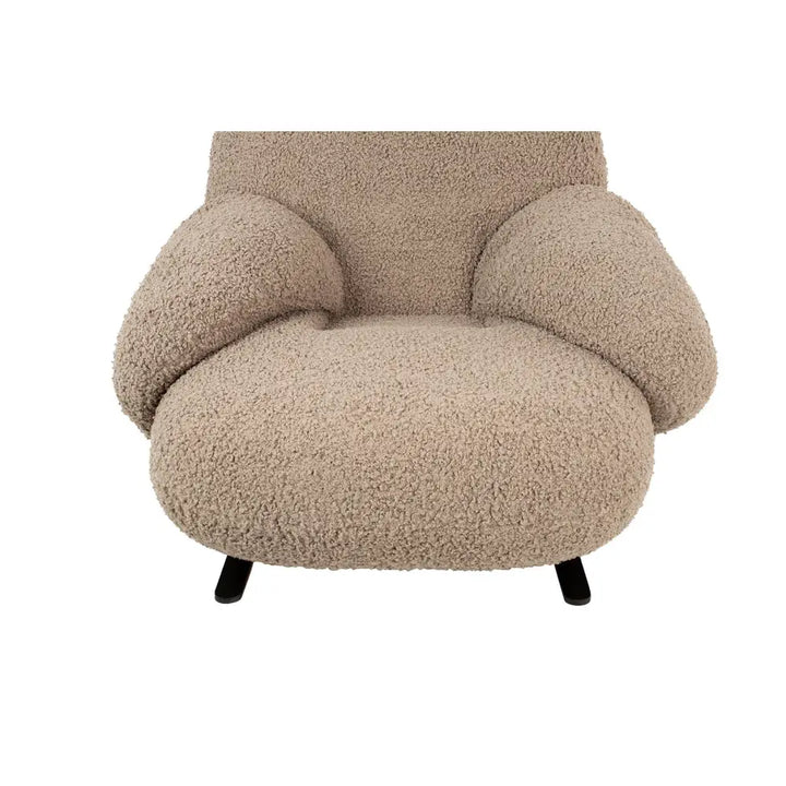 Fåtölj - PLUSH TEDDY, beige – produktbild av Nyheter ej översatt från King Home | Arvande