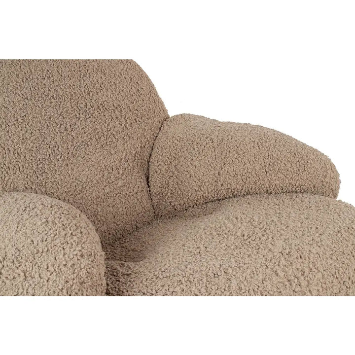 Fåtölj - PLUSH TEDDY, beige – produktbild av Nyheter ej översatt från King Home | Arvande
