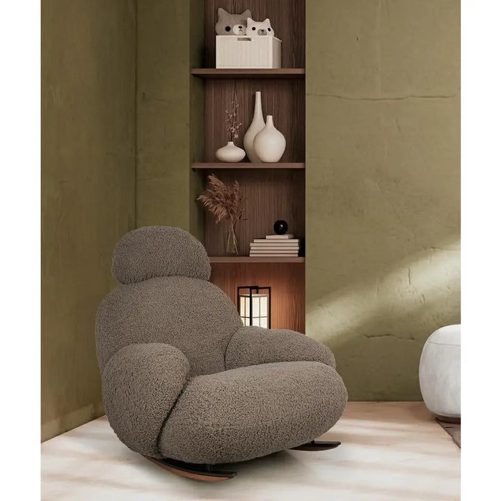Fåtölj - PLUSH TEDDY, beige – produktbild av Nyheter ej översatt från King Home | Arvande