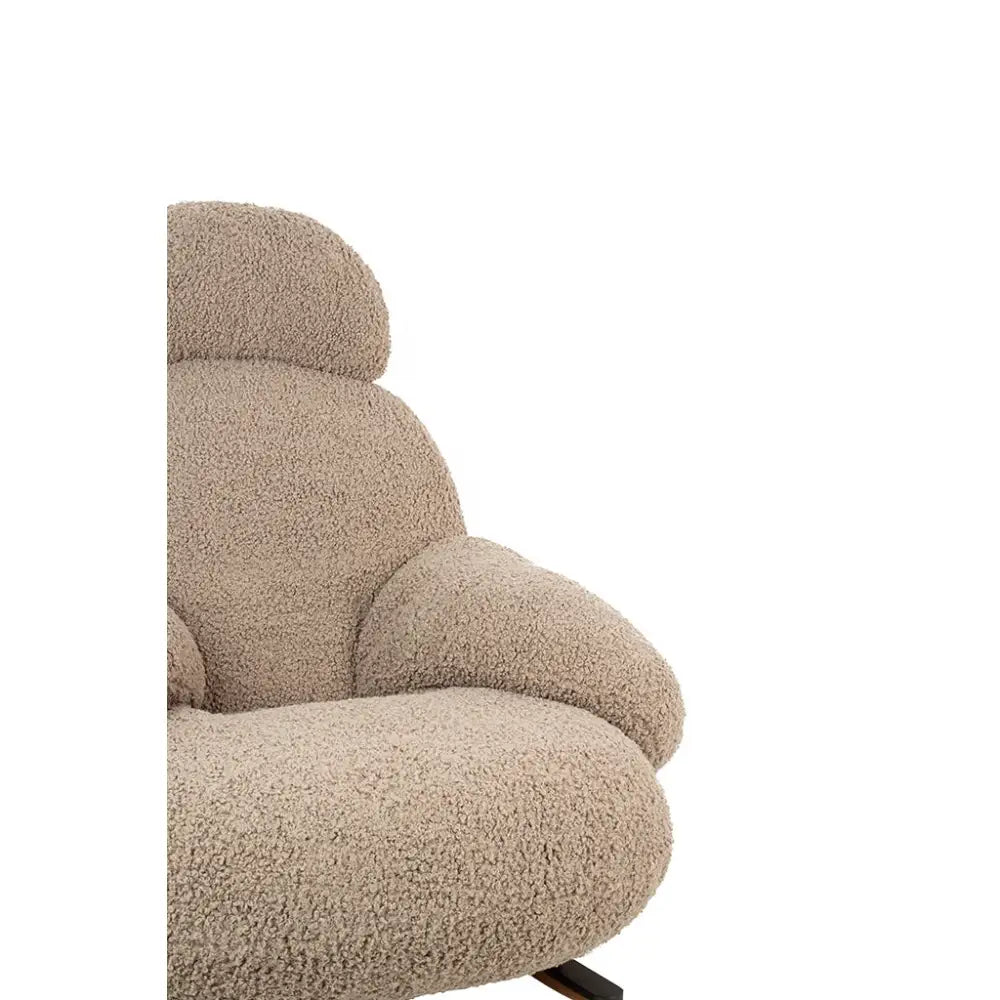 Fåtölj - PLUSH TEDDY, beige – produktbild av Nyheter ej översatt från King Home | Arvande