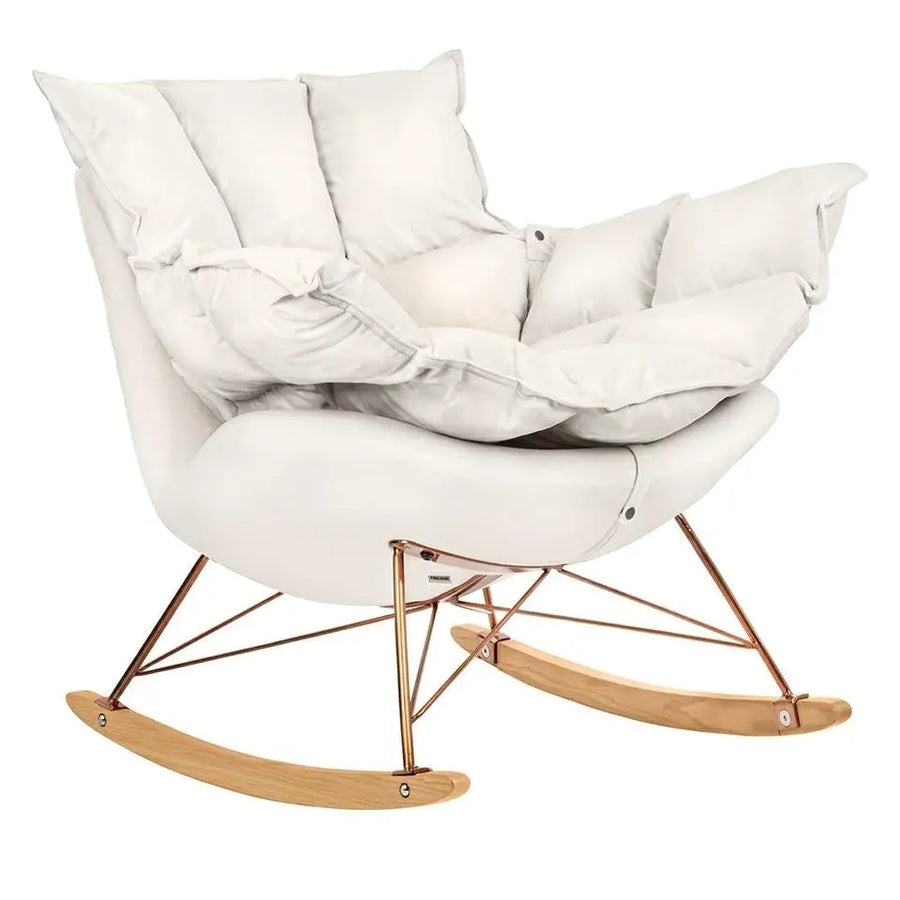 Fåtölj - SWING VELVET, beige – produktbild av [MGO] Import King Home från King Home | Arvande