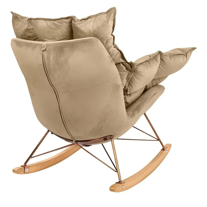 Fåtölj - SWING VELVET, khaki - produktbild av Nyheter ej översatt från King Home | Arvande