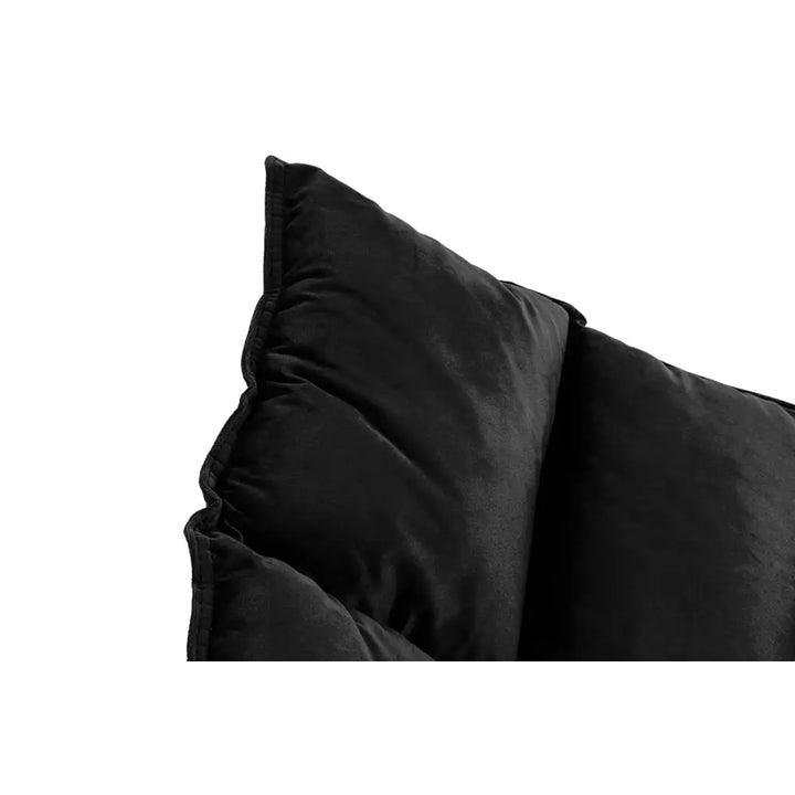 Fåtölj - SWING VELVET, svart - produktbild av [MGO] Import King Home från King Home | Arvande