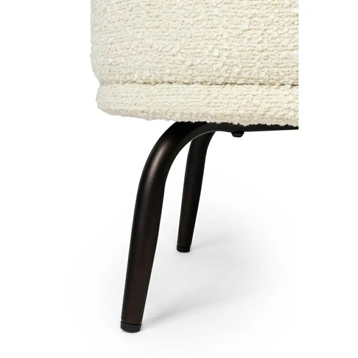 Fåtölj - TEDDY GRAND, beige med fotpall - produktbild av [MGO] Import King Home från King Home | Arvande