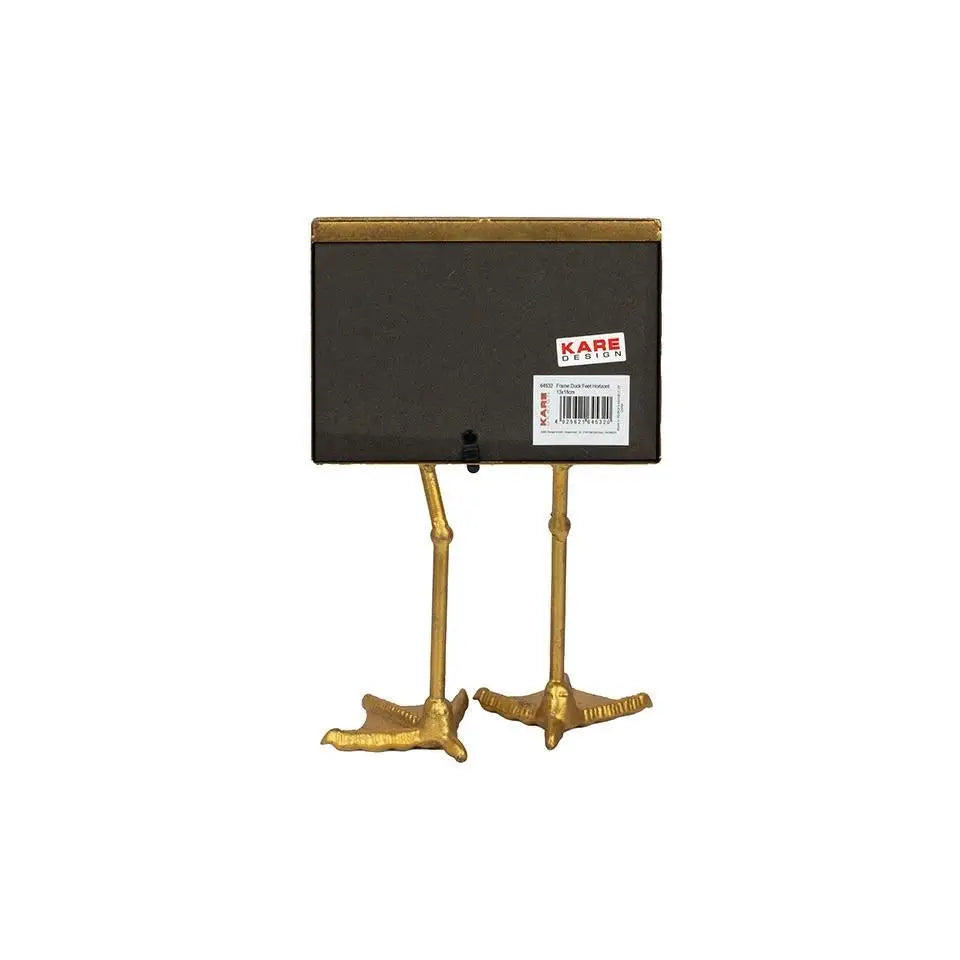 Fotoram KARE DESIGN - DUCK FEET HORISONTAL, 13x18cm, guld - produktbild av Dekoration från Kare Design | Arvande