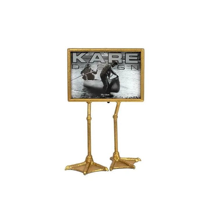 Fotoram KARE DESIGN - DUCK FEET HORISONTAL, 13x18cm, guld - produktbild av Dekoration från Kare Design | Arvande
