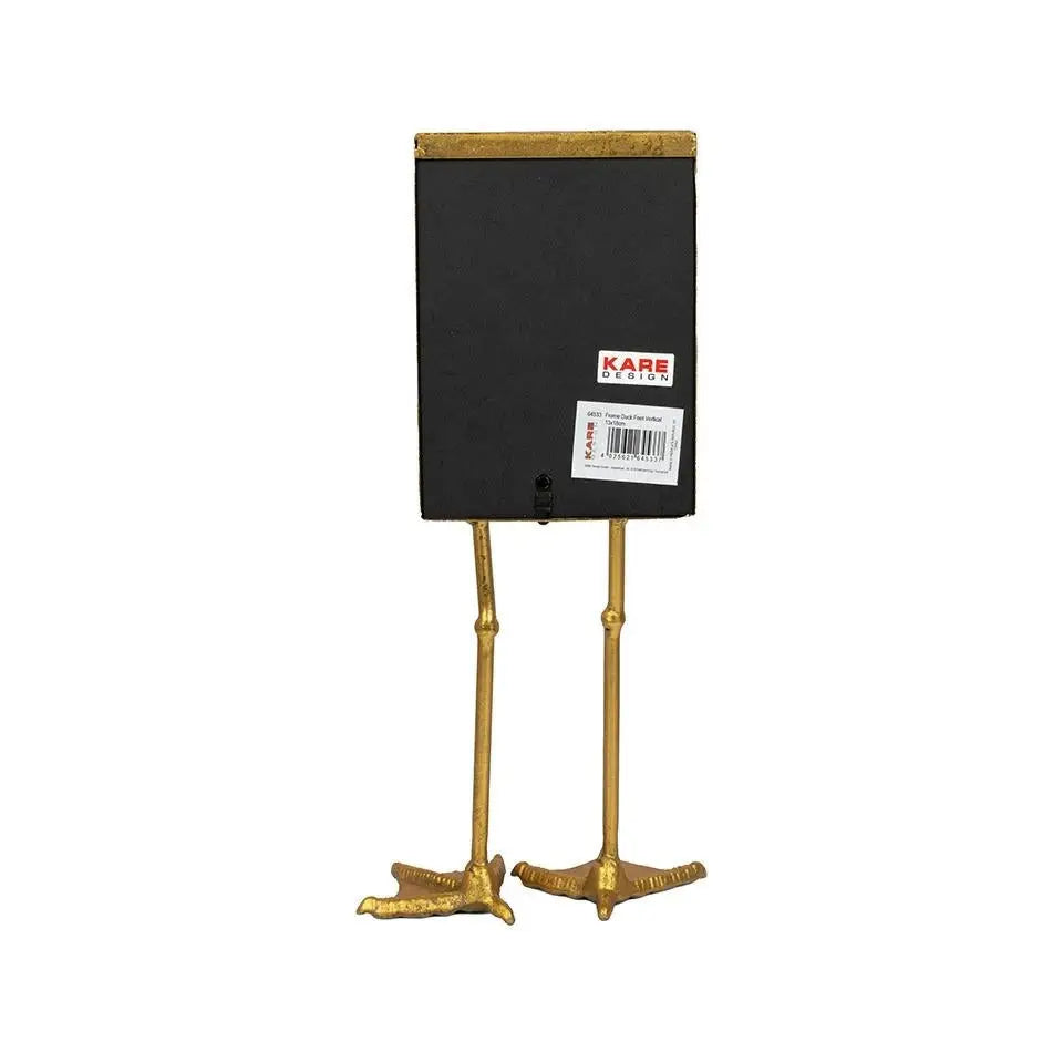 Fotoram KARE DESIGN - DUCK FEET VERTIKAL, 13x18 cm, guld - produktbild av Dekoration från Kare Design | Arvande