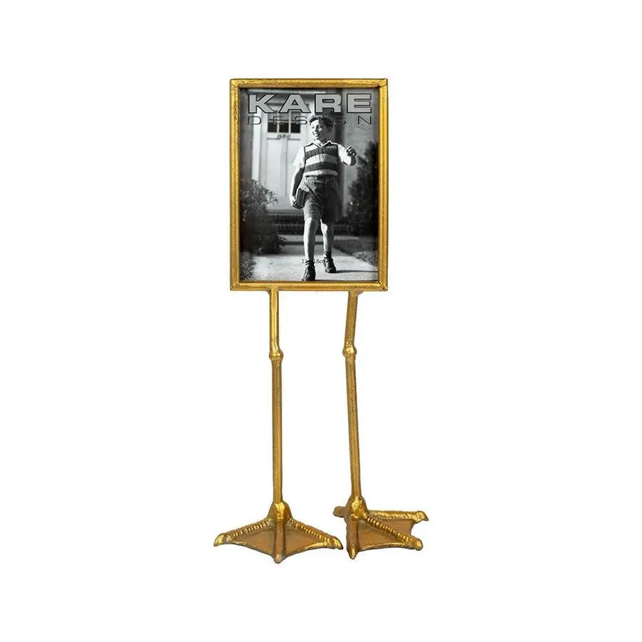 Fotoram KARE DESIGN - DUCK FEET VERTIKAL, 13x18 cm, guld - produktbild av Dekoration från Kare Design | Arvande