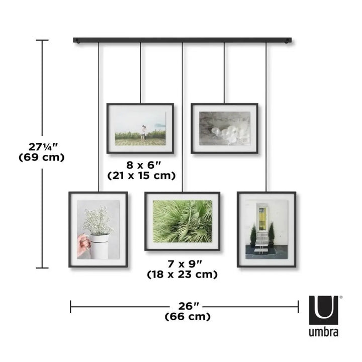 Fotoram UMBRA - EXHIBIT, svart - produktbild av Ramar från Umbra | Arvande
