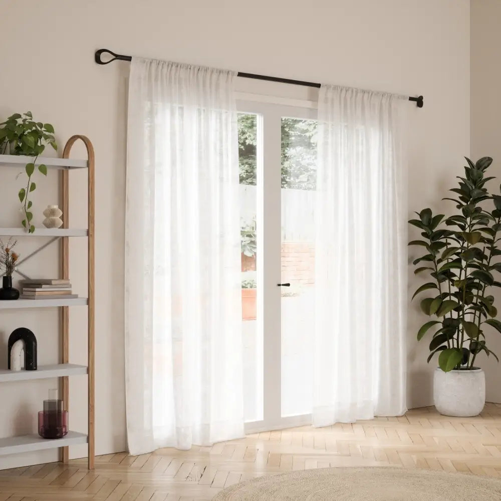 Gardinstång UMBRA - LOOP 1, 107 - 305 cm, svart - produktbild av Inredning från Umbra | Arvande