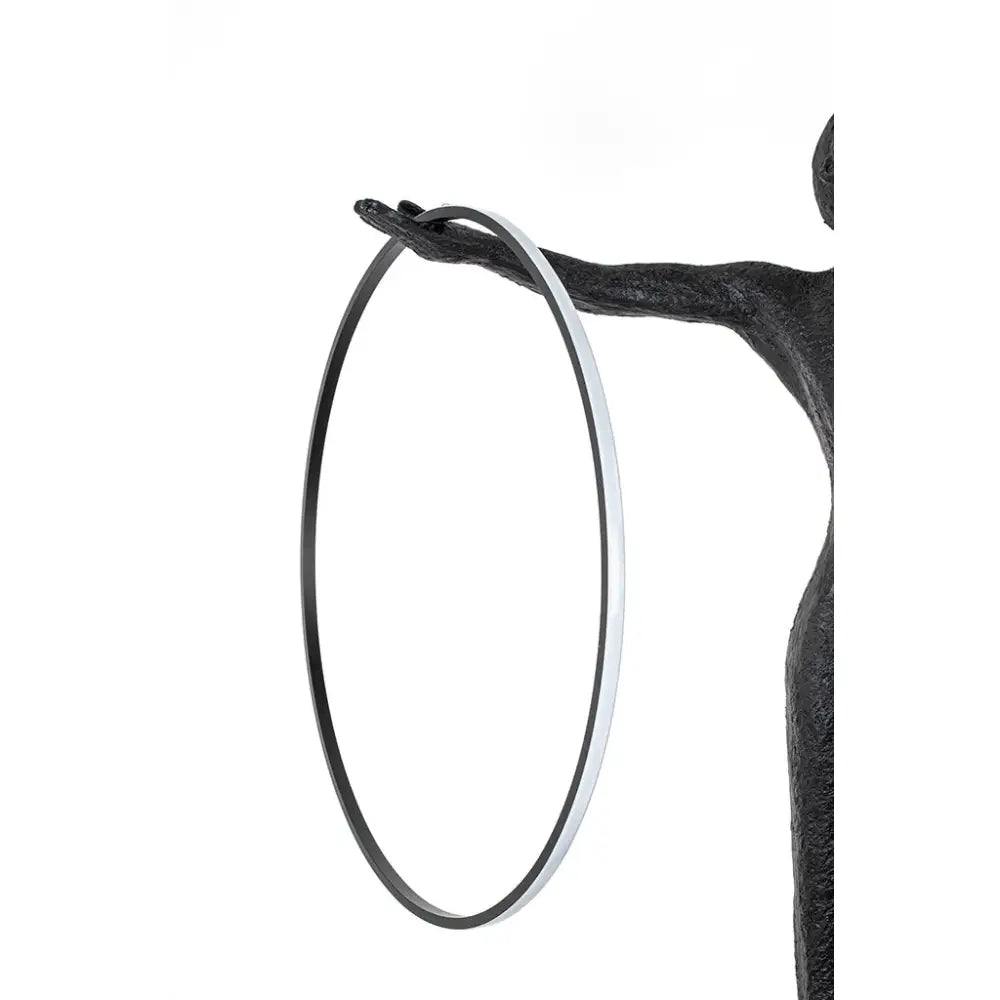 Golvlampa - HUMAN CIRCULO, svart / glasfiber - produktbild av Nyheter ej översatt från King Home | Arvande