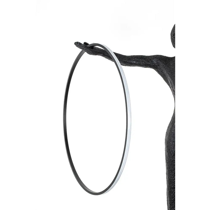 Golvlampa - HUMAN CIRCULO, svart / glasfiber - produktbild av Nyheter ej översatt från King Home | Arvande