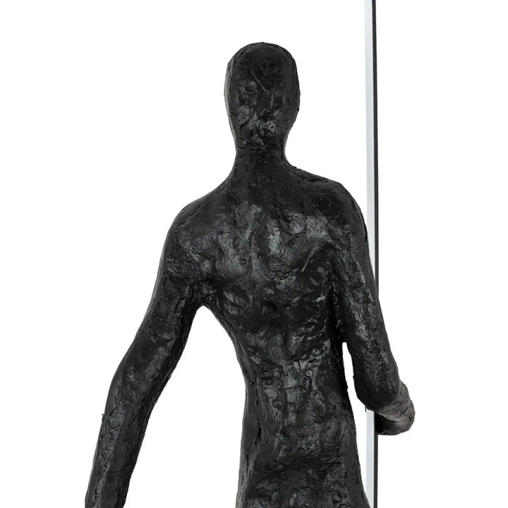 Golvlampa - HUMAN SQUARE, svart - produktbild av Golvlampor från King Home | Arvande