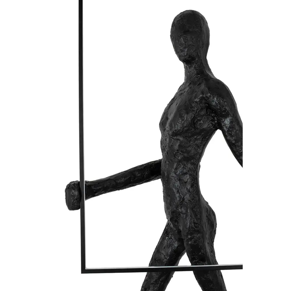 Golvlampa - HUMAN SQUARE, svart - produktbild av Golvlampor från King Home | Arvande