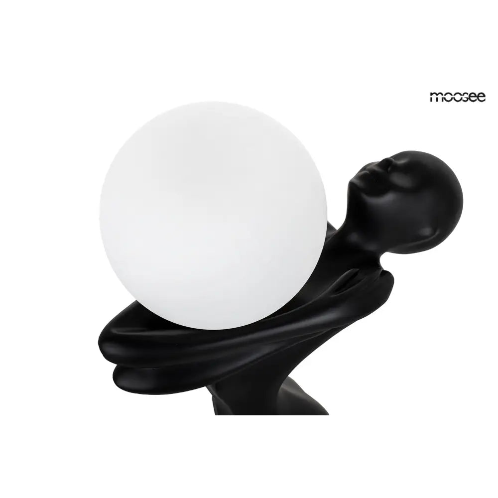 Golvlampa MOOSEE - HUMAN MOON, svart - produktbild av Golvlampor från Moosee | Arvande