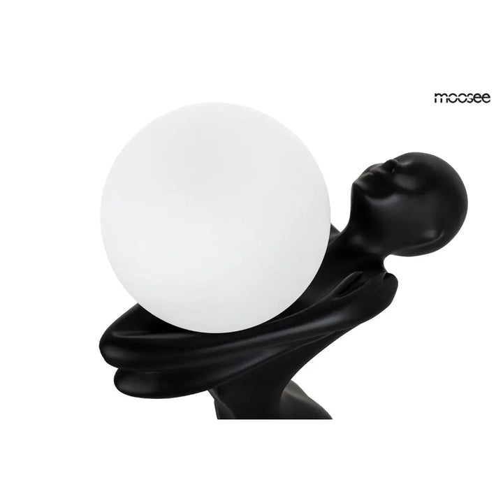 Golvlampa MOOSEE - HUMAN MOON, svart - produktbild av Golvlampor från Moosee | Arvande