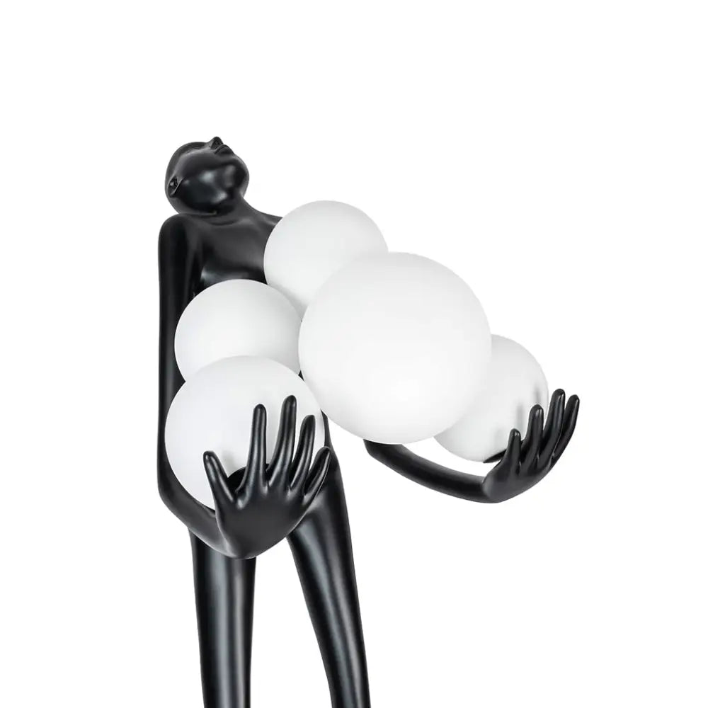 Golvlampa MOOSEE - HUMAN PREMIUM, svart - produktbild av Golvlampor från King Home | Arvande