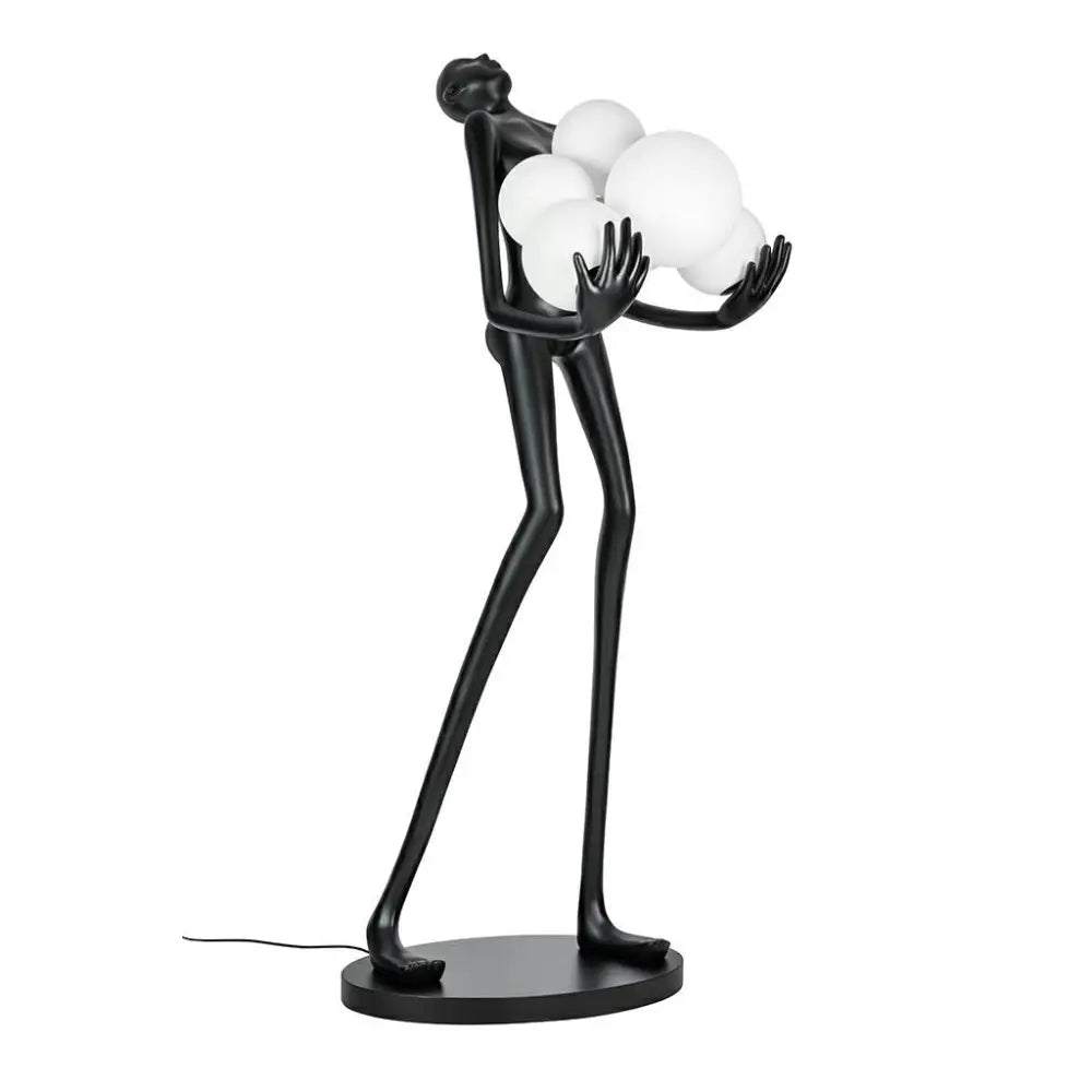 Golvlampa MOOSEE - HUMAN PREMIUM, svart - produktbild av Golvlampor från King Home | Arvande