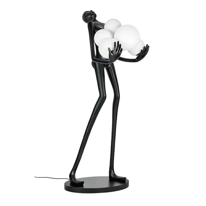 Golvlampa MOOSEE - HUMAN PREMIUM, svart - produktbild av Golvlampor från King Home | Arvande