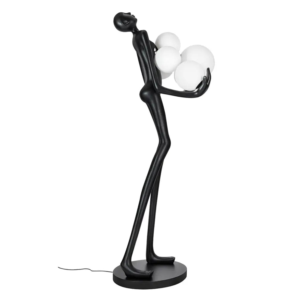 Golvlampa MOOSEE - HUMAN PREMIUM, svart - produktbild av Golvlampor från King Home | Arvande